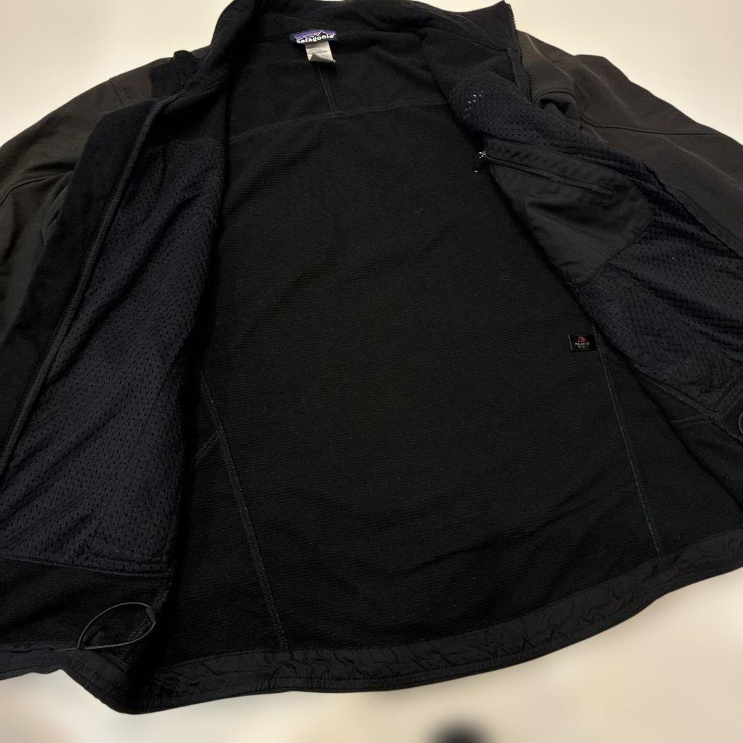 90s Patagonia ソフトシェルジャケット ブラック ヴィンテージ