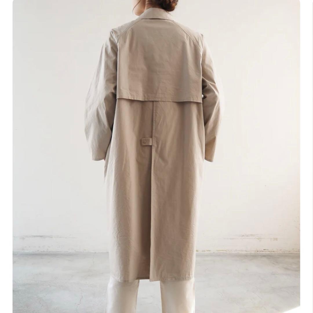 ヤエカ　YAECA ステンカラーコート　ジップコート　KUSAKI GRAY