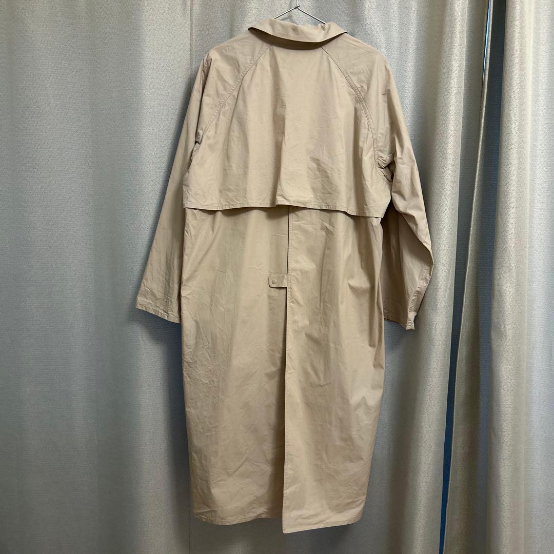 ヤエカ　YAECA ステンカラーコート　ジップコート　KUSAKI GRAY