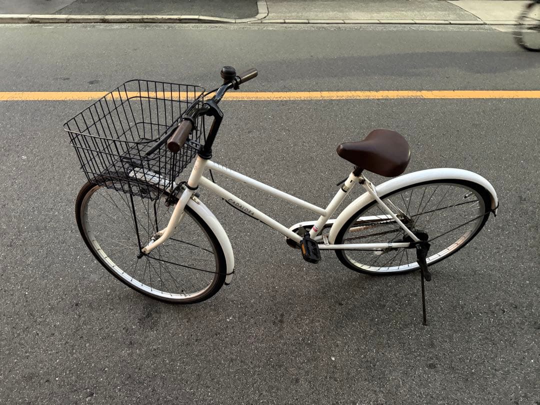 167 自転車 大阪市 【引取り限定】 美品 26インチ 大きいカゴ