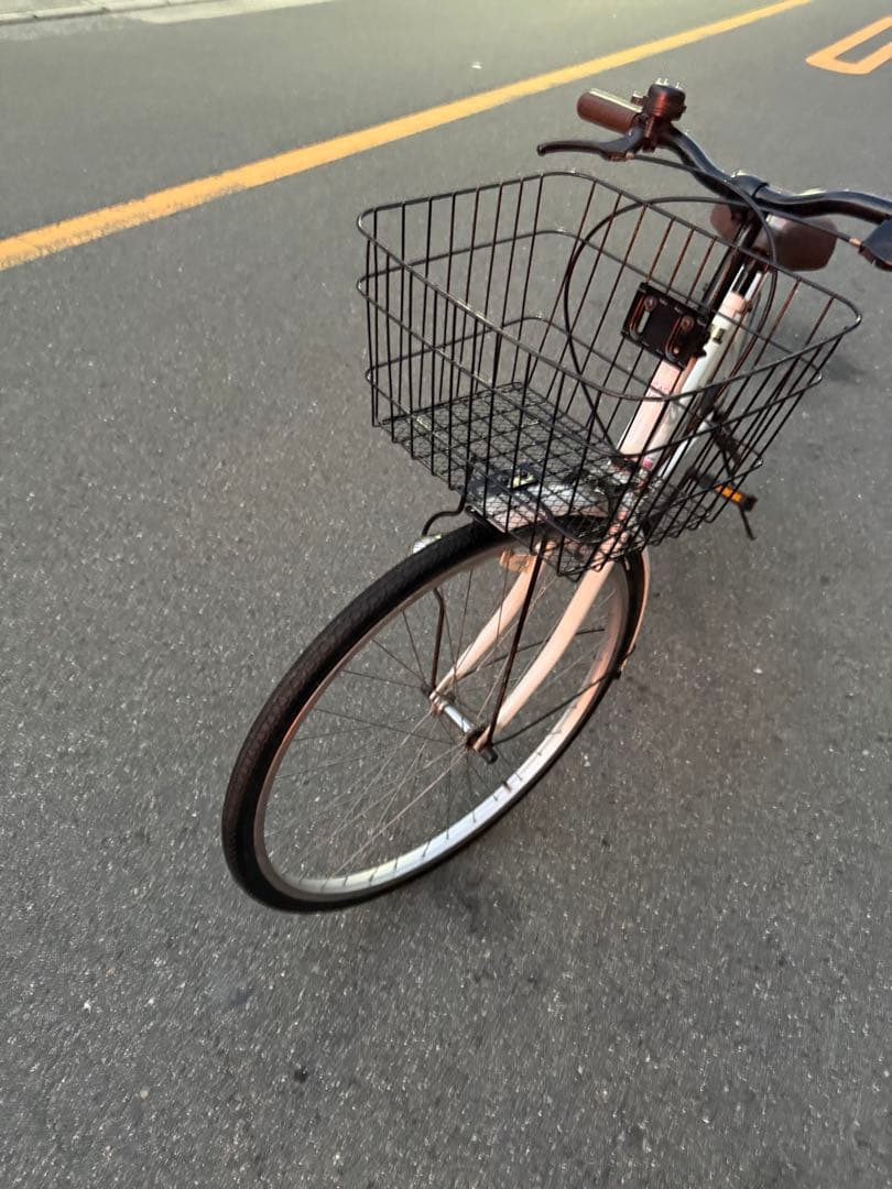 167 自転車 大阪市 【引取り限定】 美品 26インチ 大きいカゴ