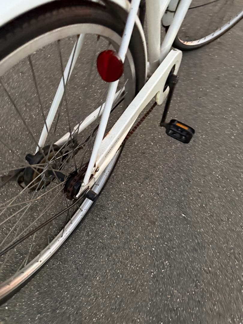 167 自転車 大阪市 【引取り限定】 美品 26インチ 大きいカゴ