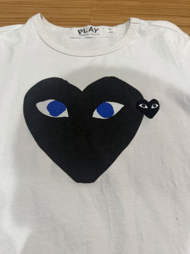 コムデギャルソン　ハートTシャツ　S