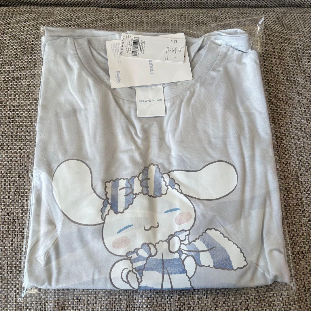 gelato pique シナモロール ワンポイント Tシャツ　サンリオハウス
