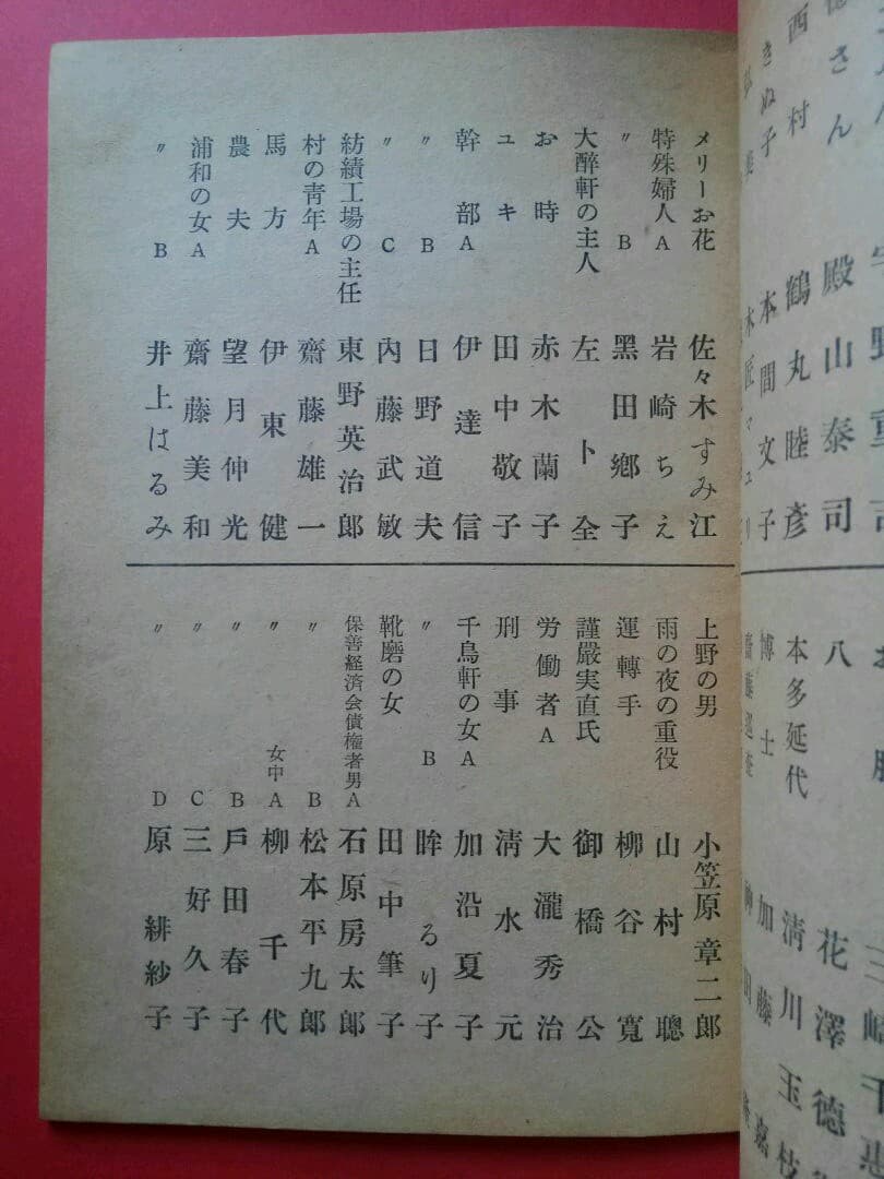 どぶ　乙羽信子【宝塚歌劇団27期生/昭和12(1937)年入学】