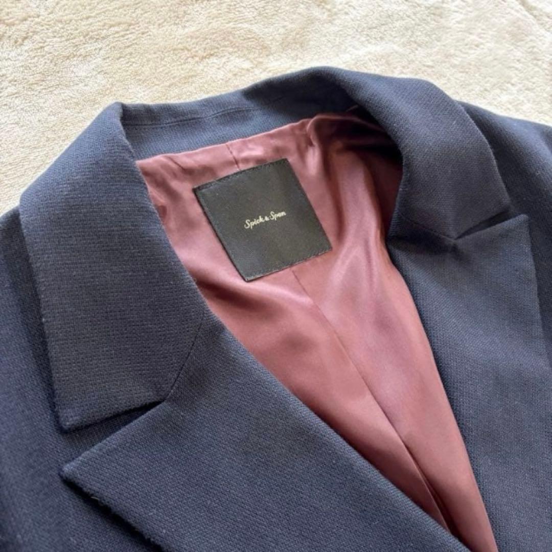 Spick & Span ウール先染めダブルジャケット