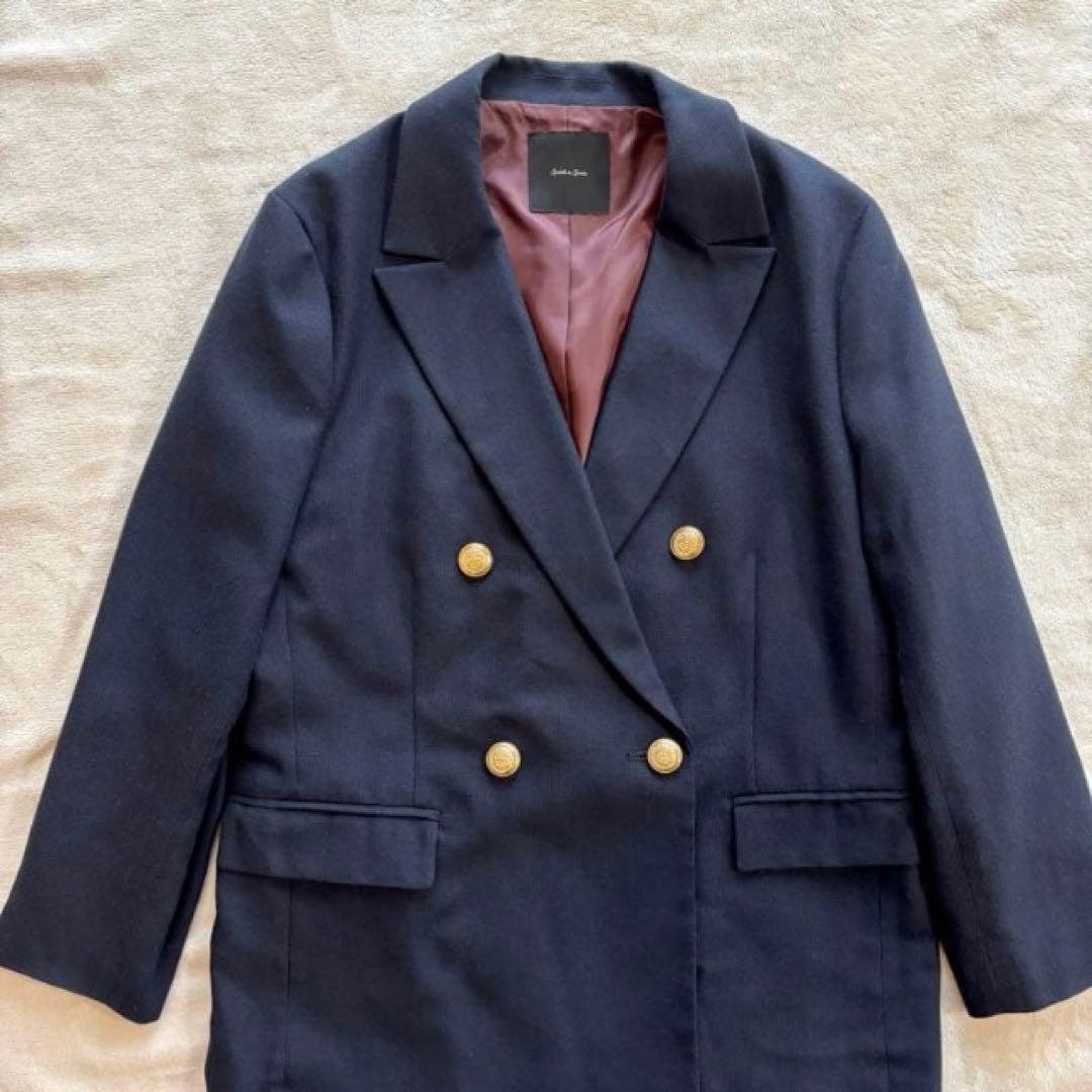 Spick & Span ウール先染めダブルジャケット