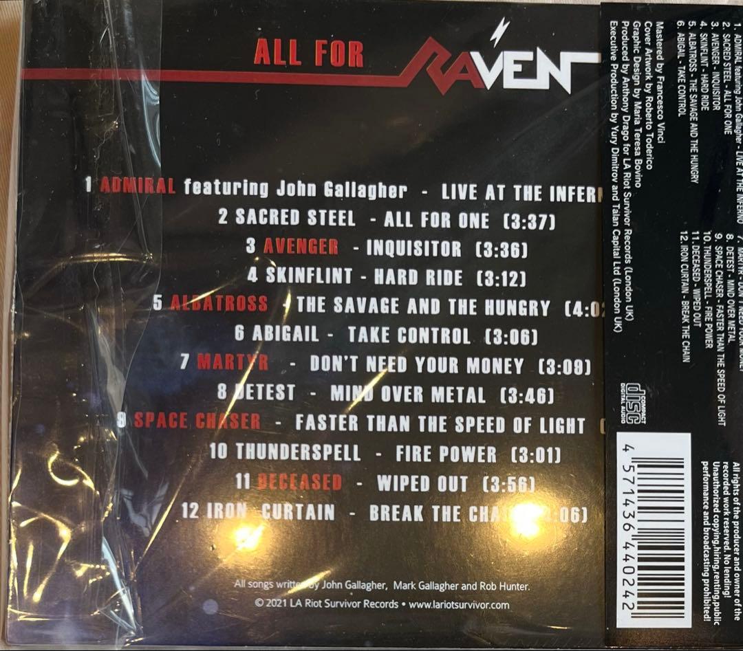 All for Raven The Tribute NWOBHM 瞬殺盤