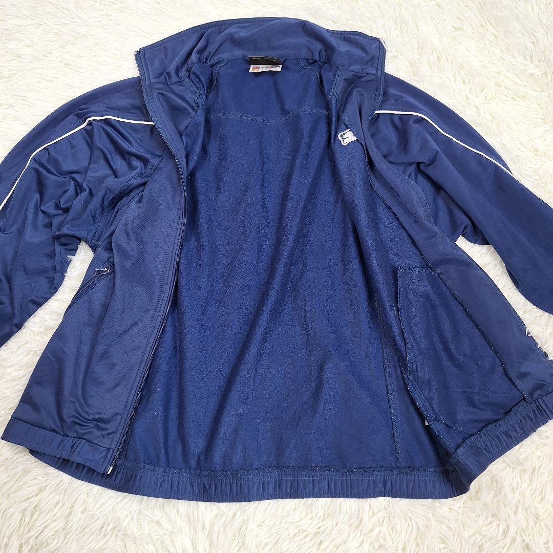 UMBRO　90'　トラックジャケット　ネイビー　ホワイト　左胸ロゴ　M