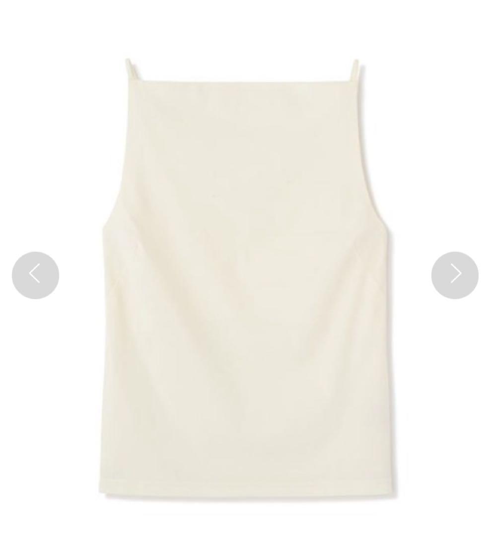 新品タグ付き ETRE TOKYO シールズトリコットキャミ IVORY