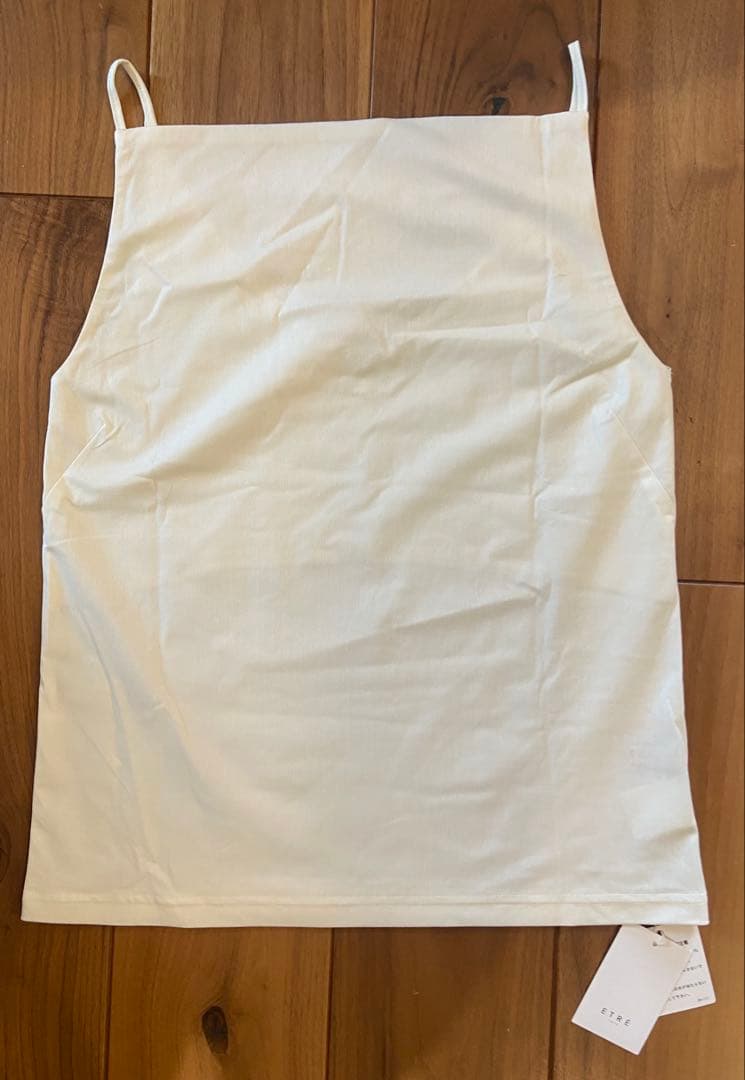 新品タグ付き ETRE TOKYO シールズトリコットキャミ IVORY