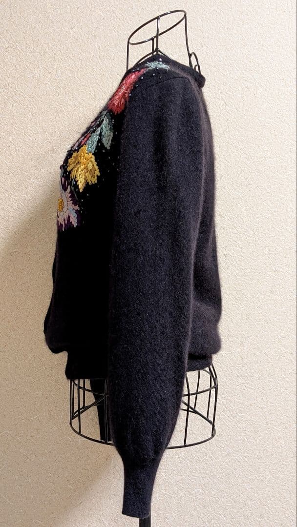 昭和レトロ　ヴィンテージ　古着 豪華　高級シルク刺繍