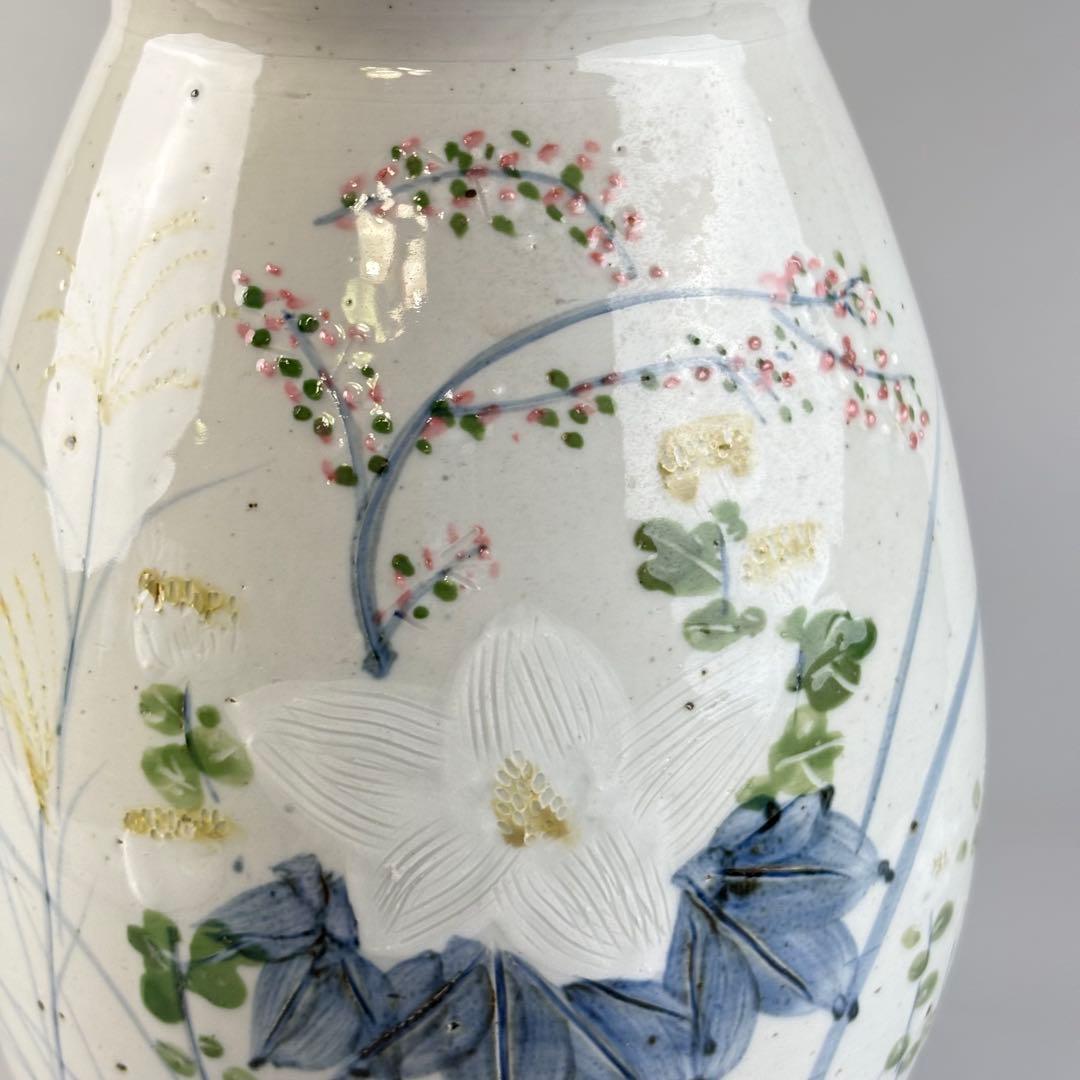 古美術 白磁 花瓶 花器 色絵 染付 花生 茶道具 壺 壷 陶瓷器 美術品