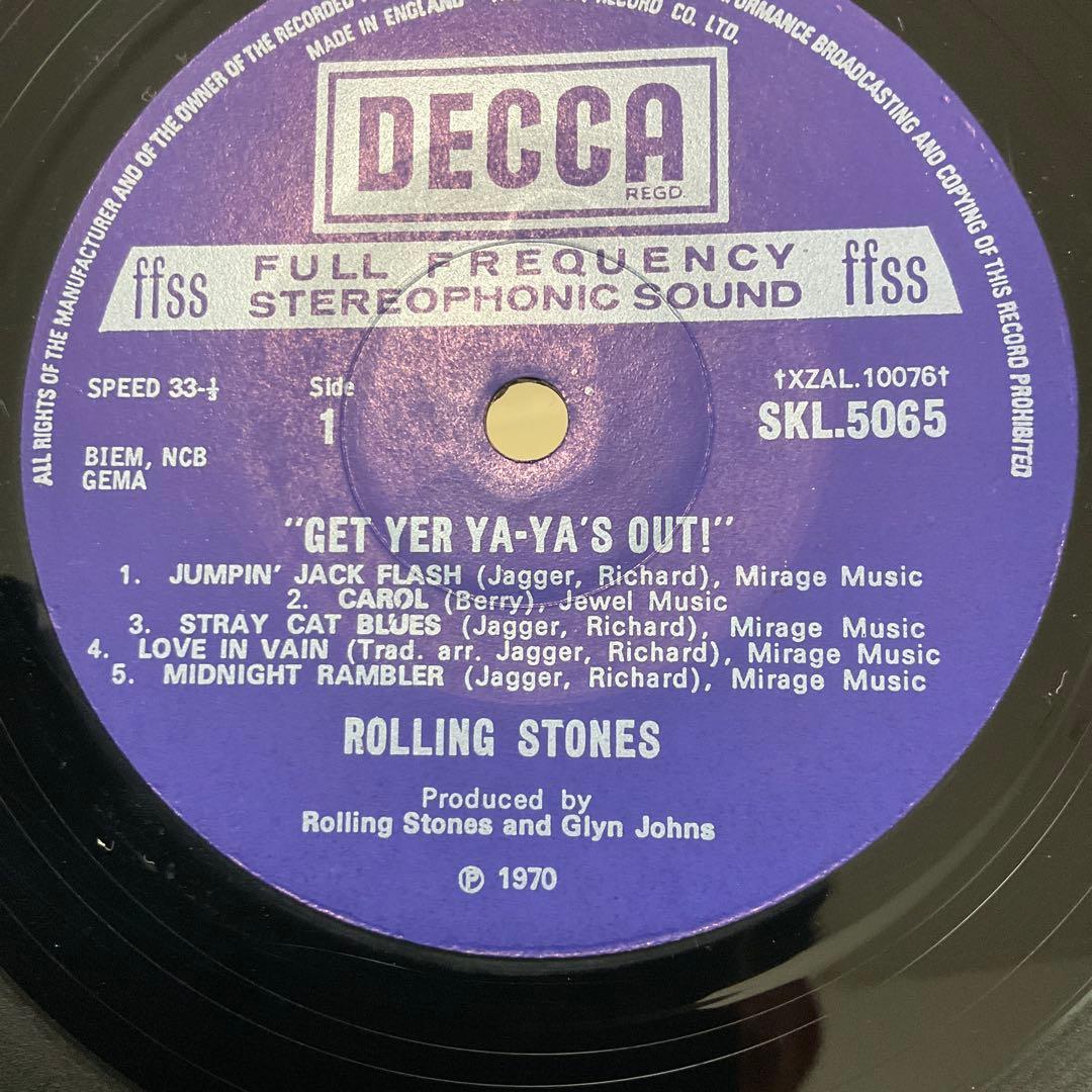 GET YER YA-YA'S OUT! ローリングストーンズ　UKオリジナル盤