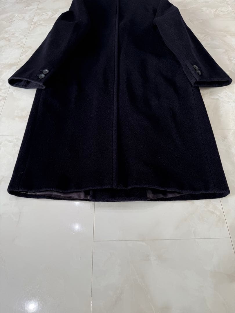 【良品】MaxMara マックスマーラ 最高級 白タグ 女優襟　ロングコート L
