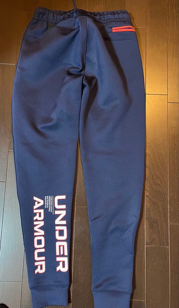 UNDER ARMOUR ジャージ上下セット ホワイト/ネイビー