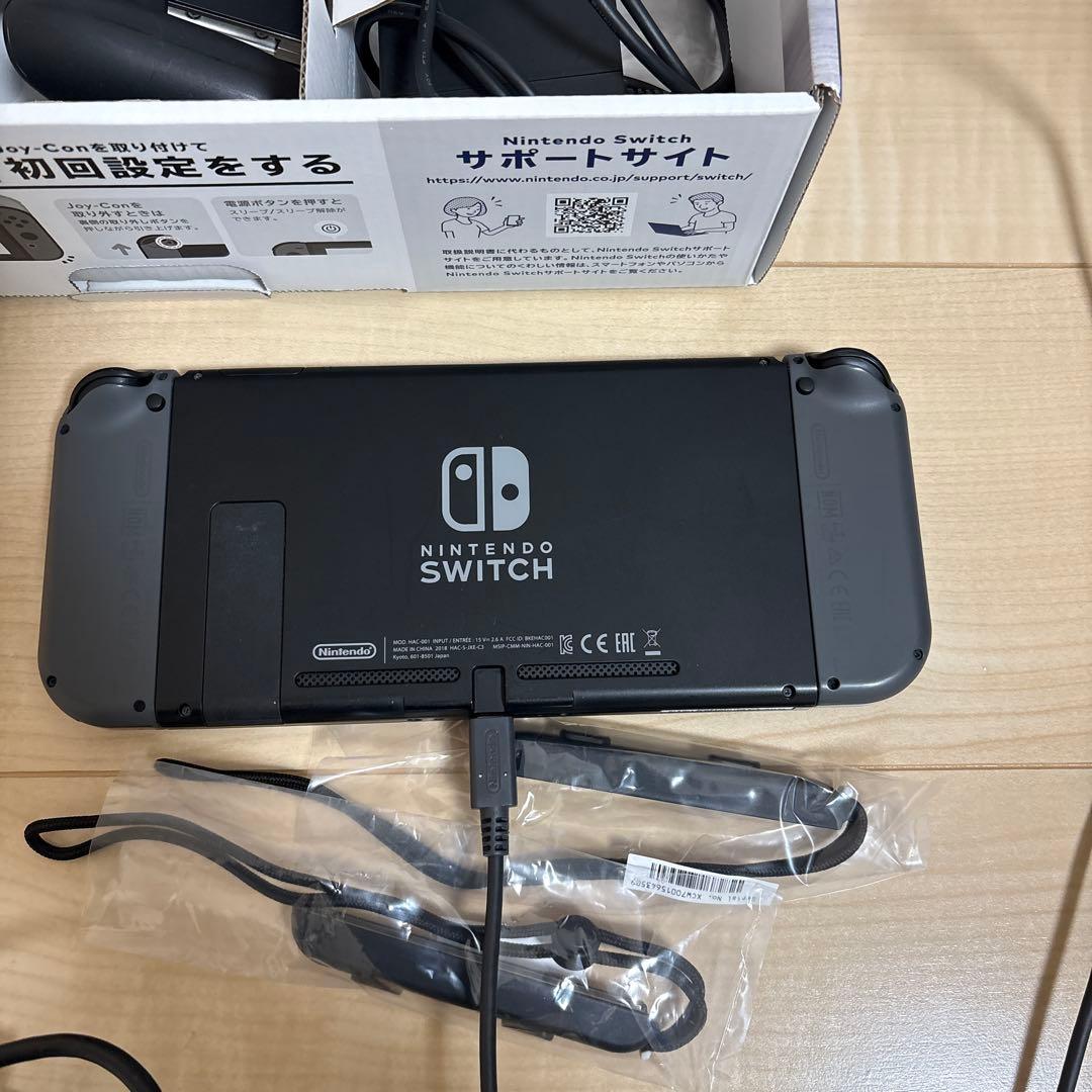 マ*ニ様 Nintendo Switch グレー本体 付属品付き