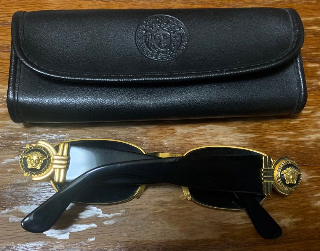 サングラス ヴェルサーチ VERSACE ブラック MOD.S73 ゴールド