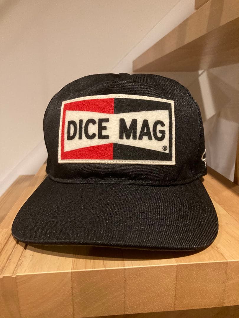 アンパルクリエイティブ DICE MAG メッシュ ブラックキャップ USA製