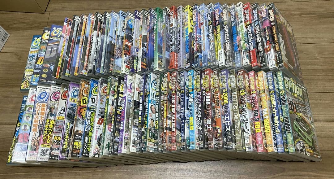OPTION DVD D1セット まとめ売り 61本　オプション ドリフト　車