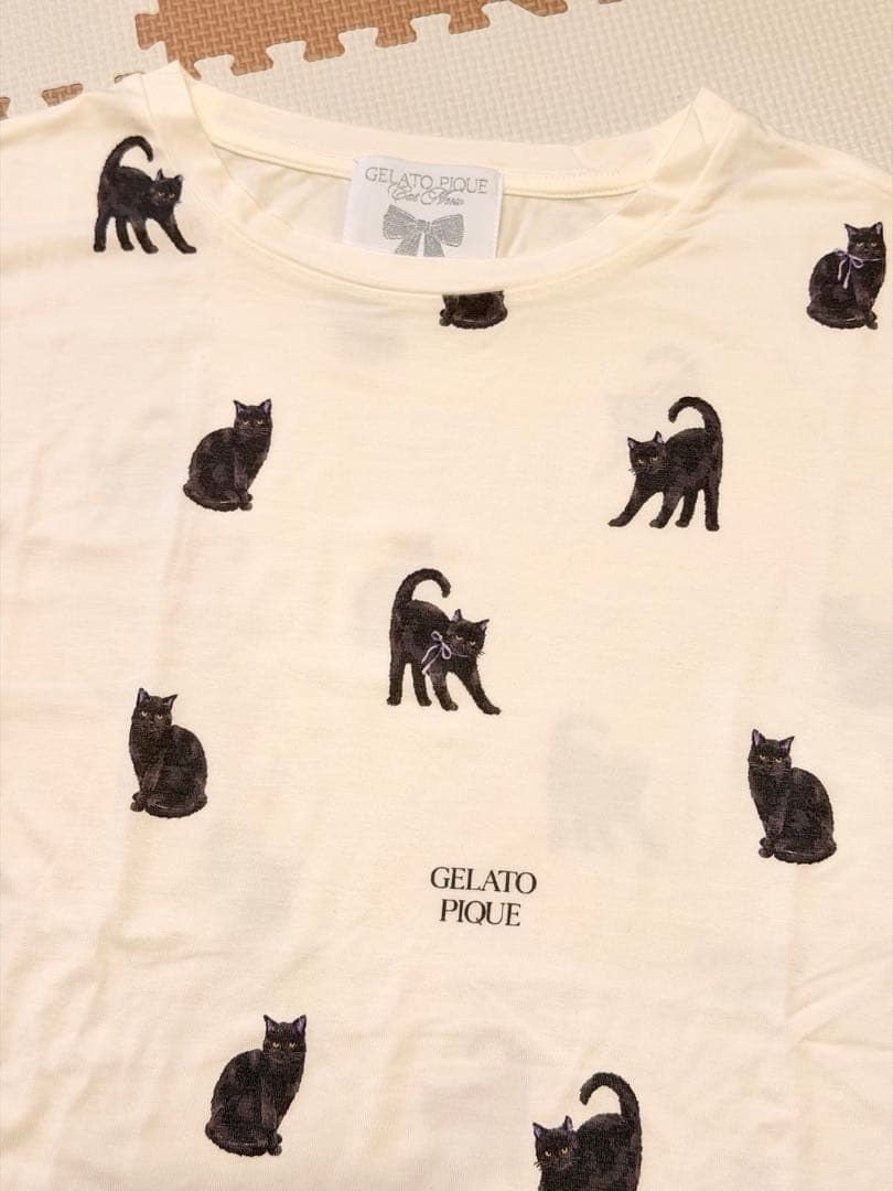 土日限定値下げ！！【新品国内正規品】ジェラピケCAT 猫柄ルームウェアセット