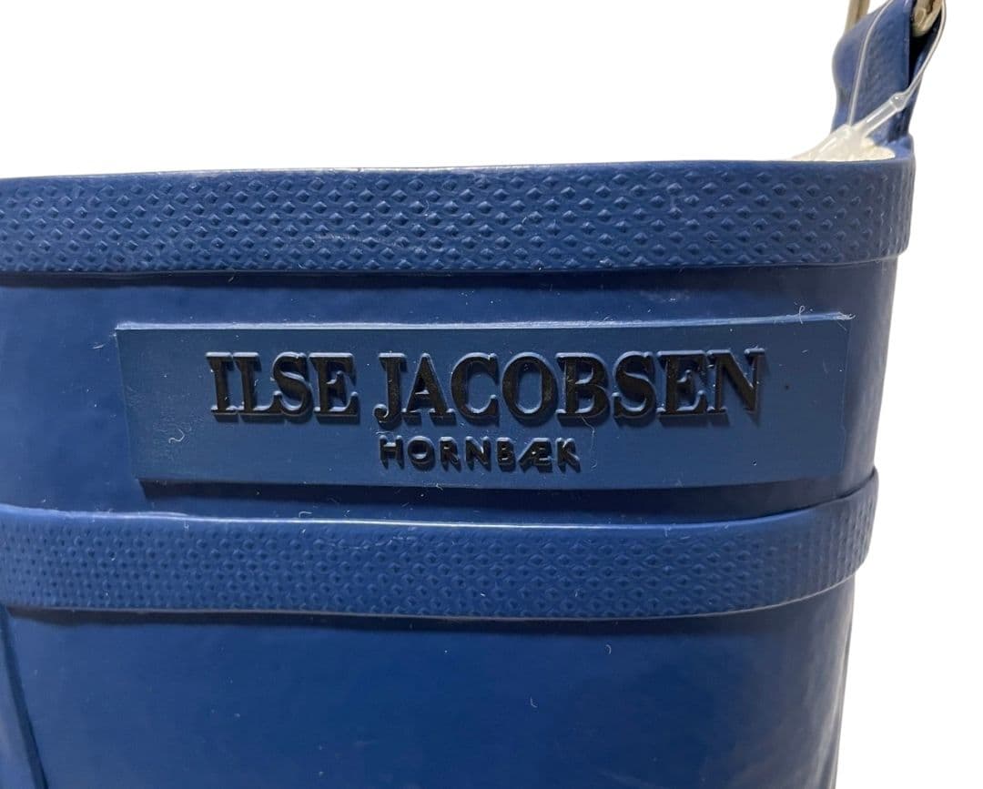 ILSE JACOBSEN レインブーツ レースアップ ブルー 24.0cm