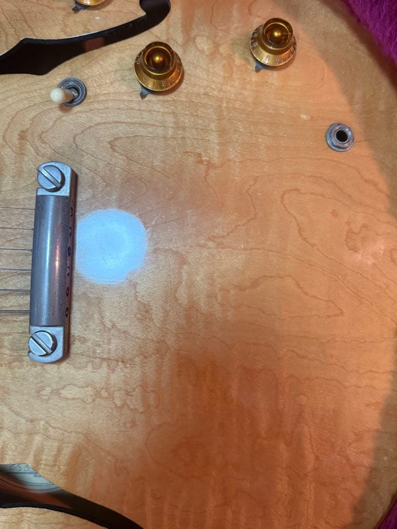 Gibson ES-335 Natural figured top 1／25まで