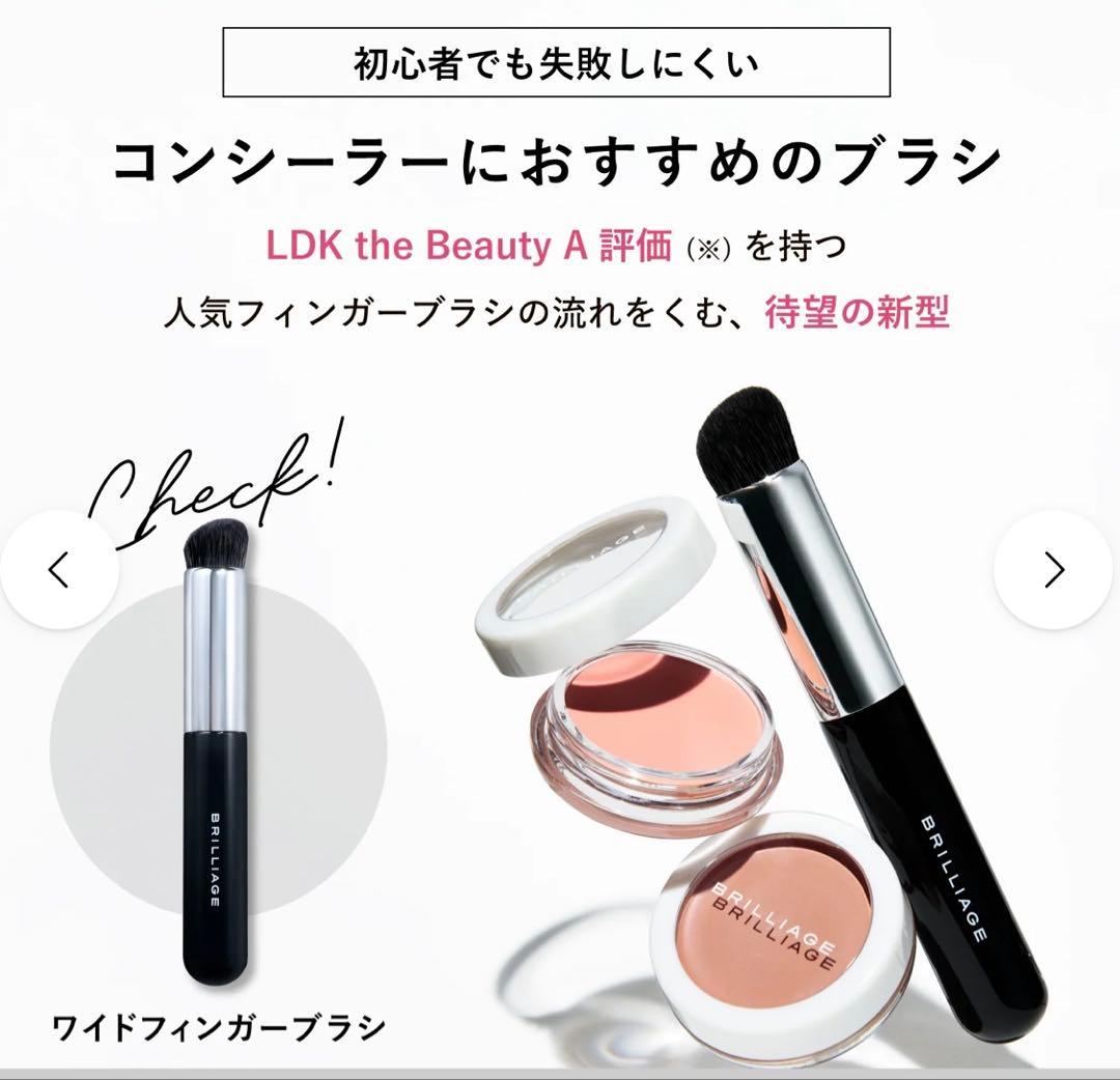 ブリリアージュ カモフラージュ コンシーラーチーク 03 ワイドフィンガーブラシ