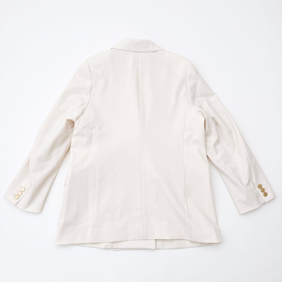 25SS✨MilaOwen金釦ダブルブレストロングブレザー アイボリー