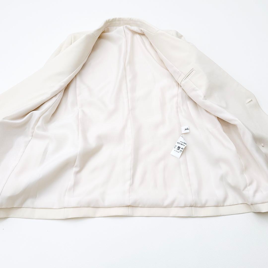 25SS✨MilaOwen金釦ダブルブレストロングブレザー アイボリー