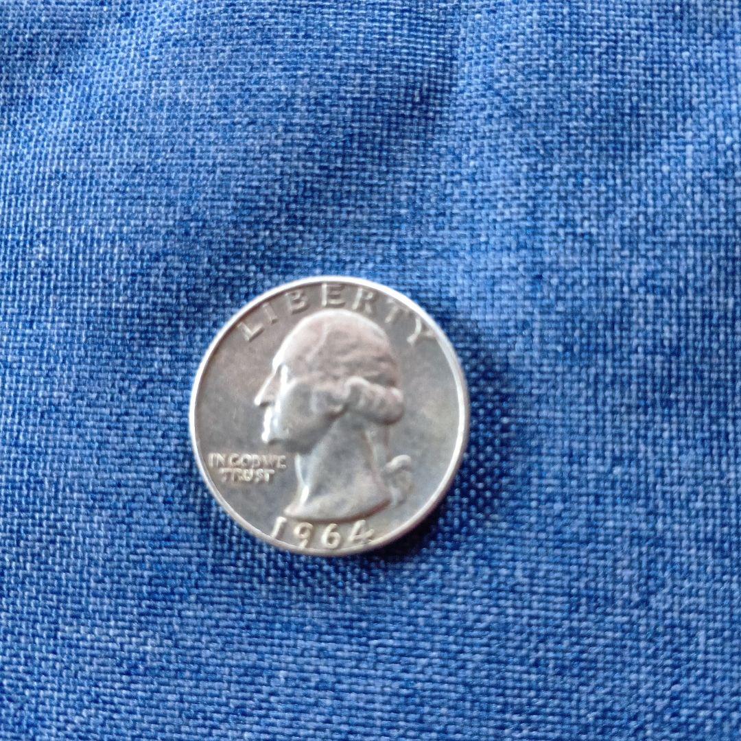 1964年 アメリカ合衆国 銀貨 4枚セット