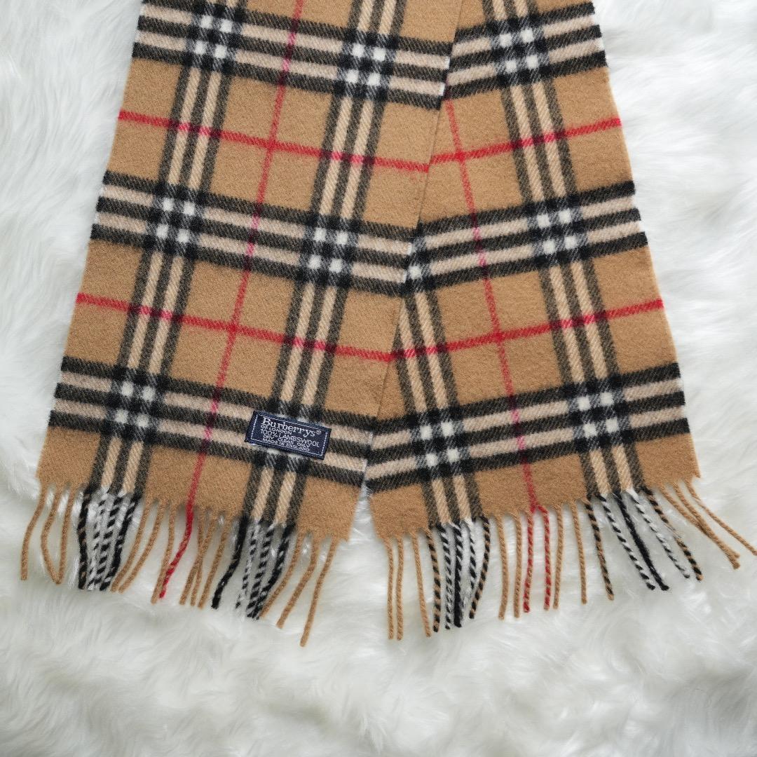 ✨極美品✨BURBERRY バーバリー マフラー ノバチェック ENGLAND