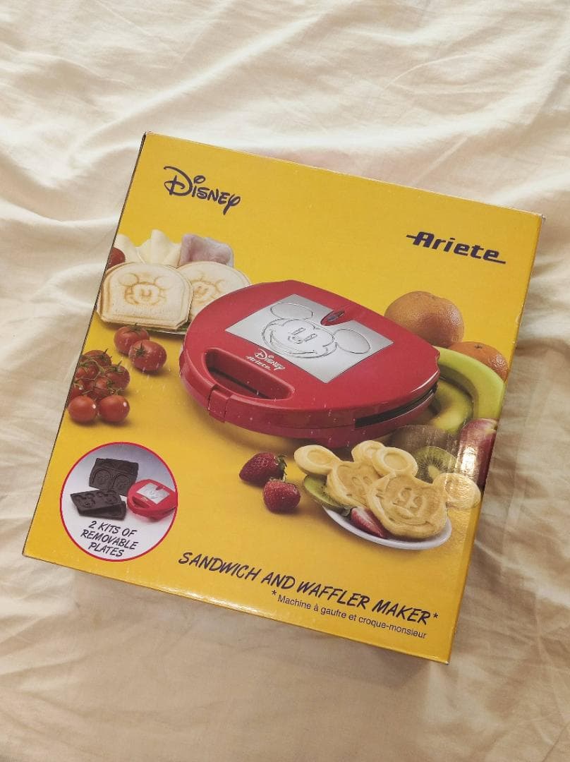 【新品・希少】デロンギ アリエテ Disney ワッフル メーカー ミッキー