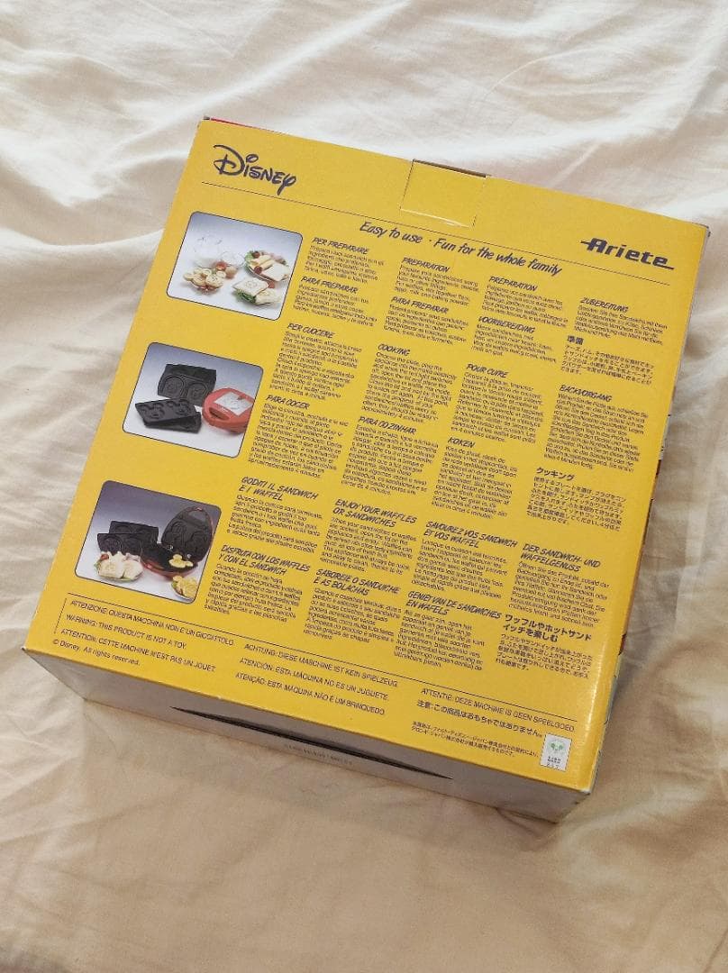 【新品・希少】デロンギ アリエテ Disney ワッフル メーカー ミッキー