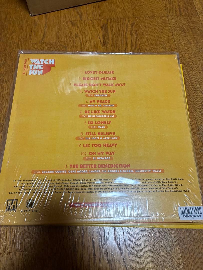 洋楽 PJ MORTON Watch The Sun Chronixx