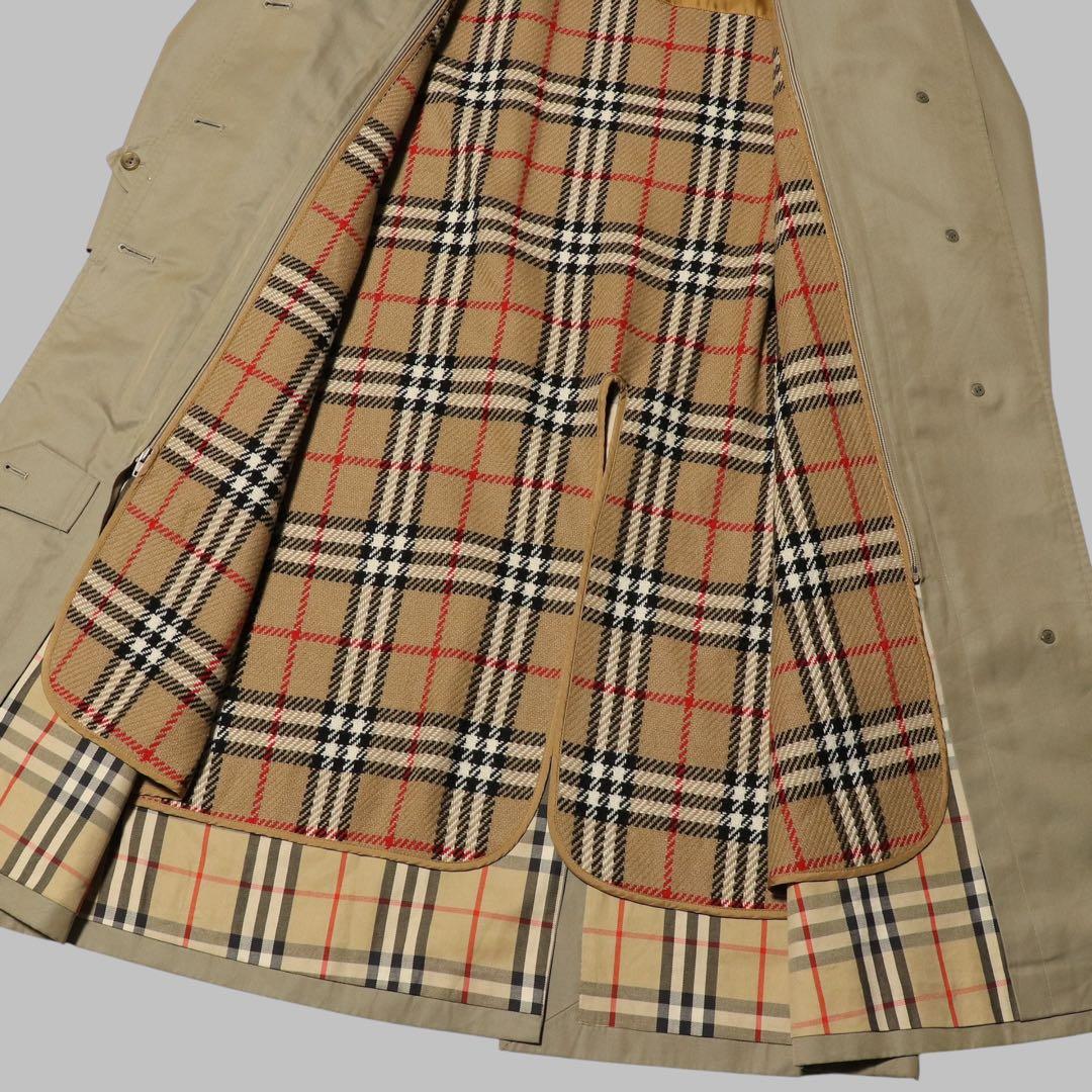 BURBERRY★ノバチェック ロングステンカラーコート★ライナー★11号★L