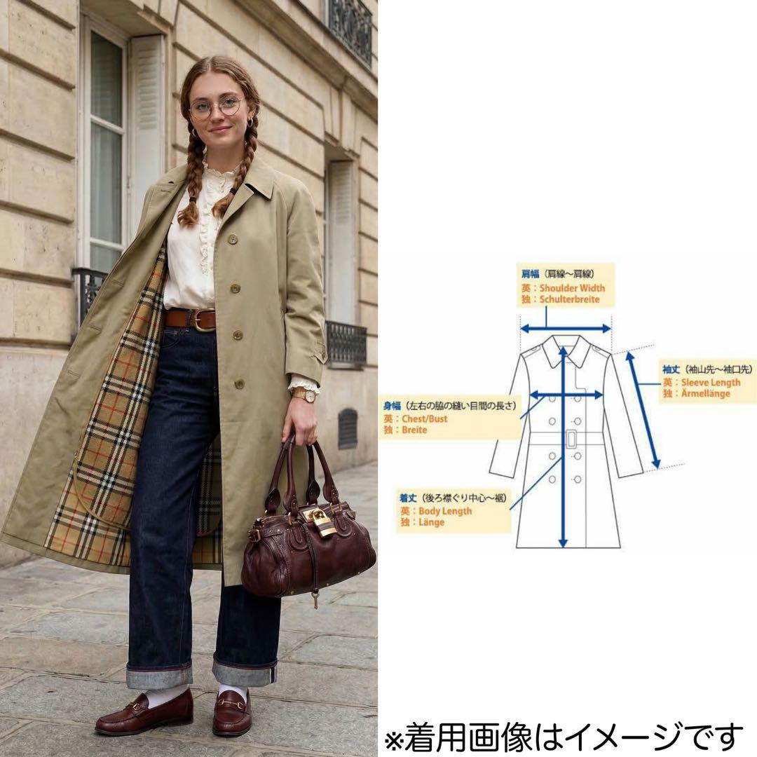 BURBERRY★ノバチェック ロングステンカラーコート★ライナー★11号★L