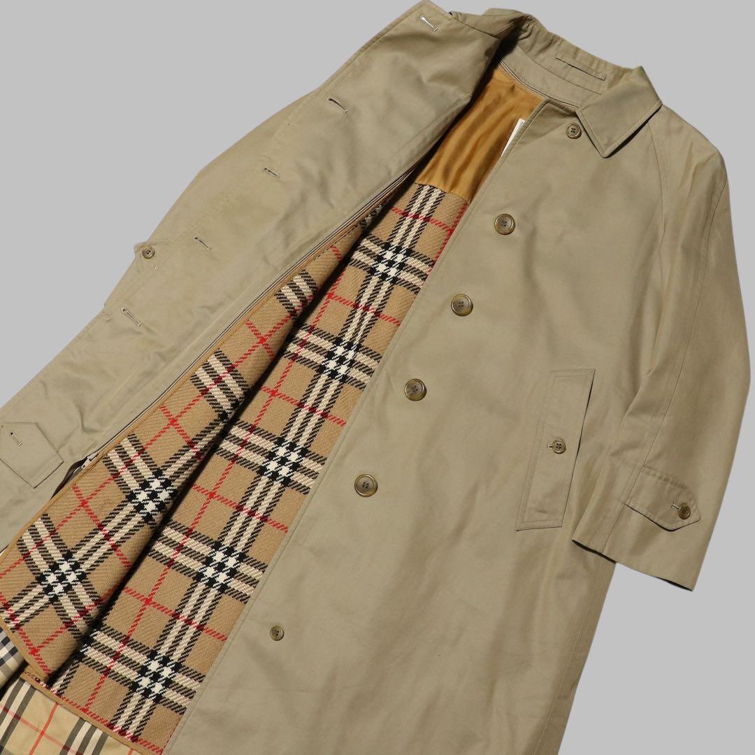 BURBERRY★ノバチェック ロングステンカラーコート★ライナー★11号★L