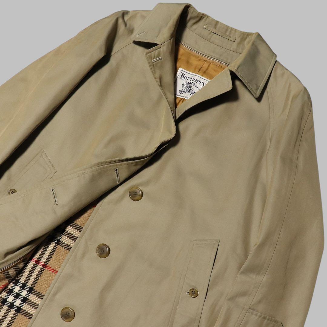 BURBERRY★ノバチェック ロングステンカラーコート★ライナー★11号★L