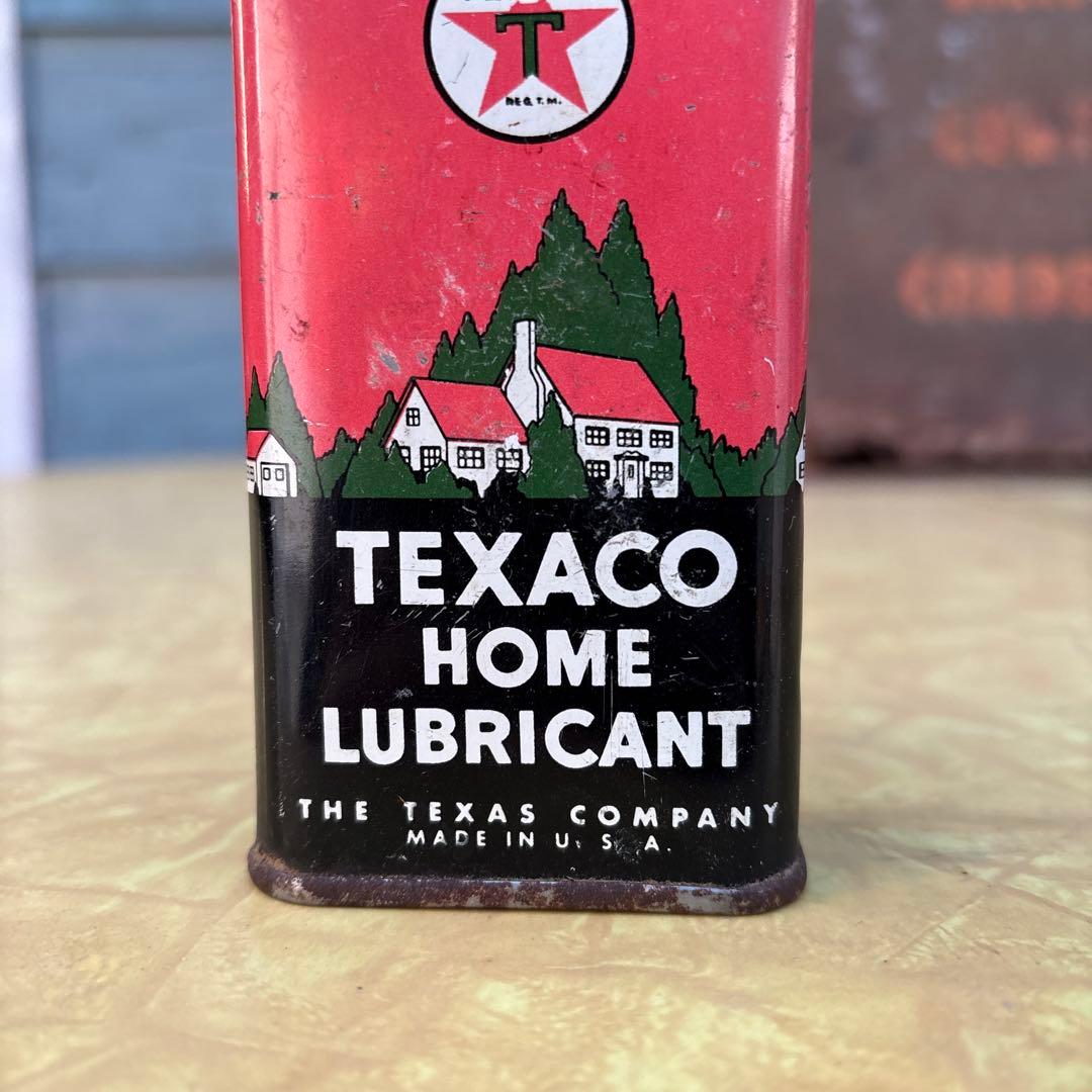 アメリカ ヴィンテージ ハンディオイラー オイル缶 TEXACOテキサコ