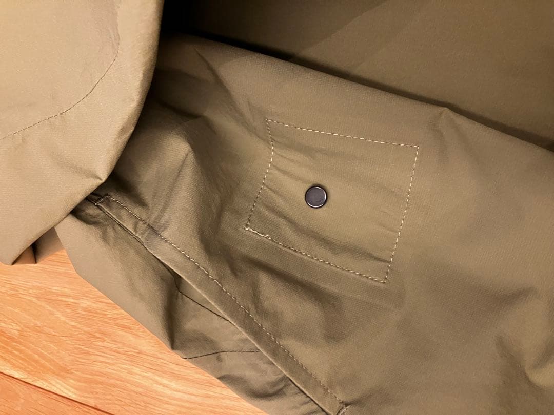 HYKE PERTEX MILITARY COAT カーキ サイズ2