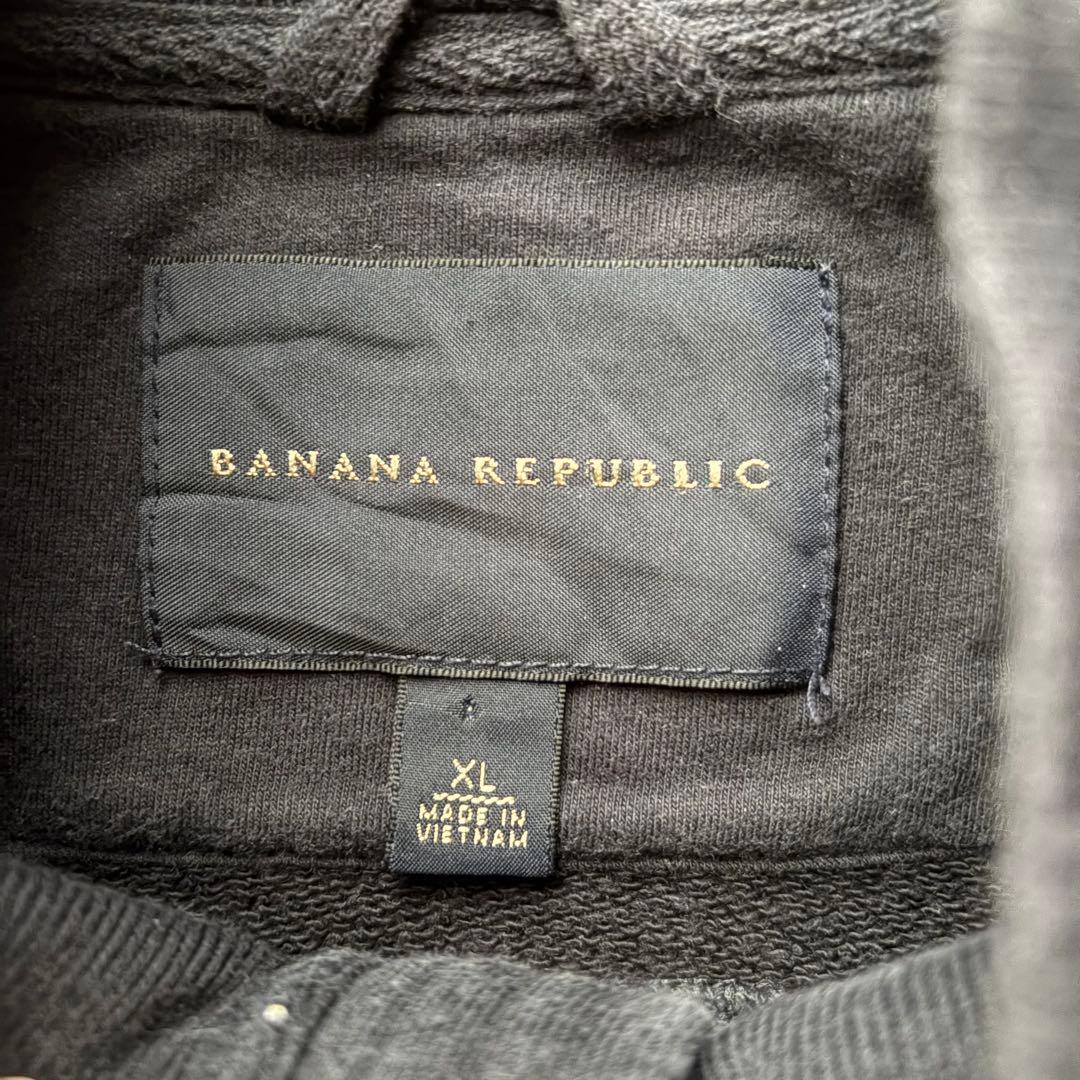 90's~00's banana republic ジップアップスウェット