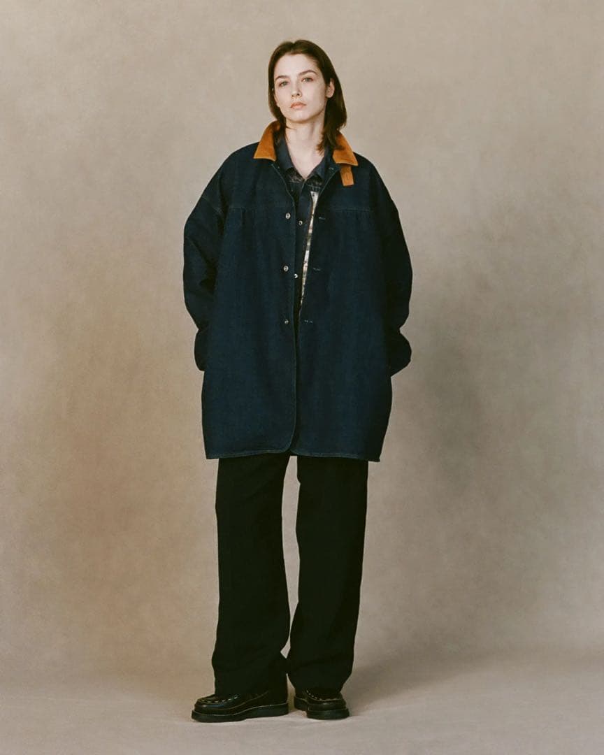 ジャケット・アウター niceness I.VEDDER DENIM CHORE COAT L
