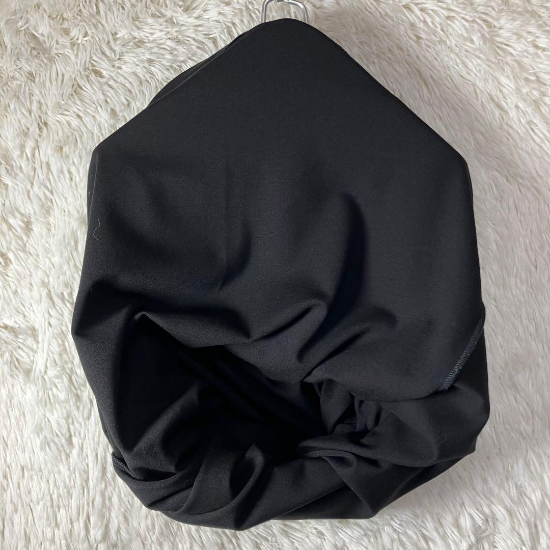 美品 アニエスベー Vネックワンピース ノースリーブ JX63 ROBE 黒 L