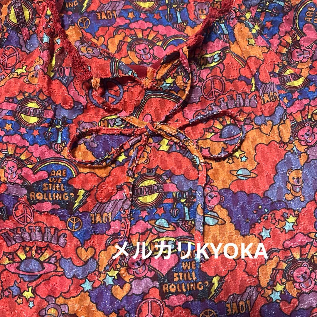 HYSTERIC GLAMOUR ヒステリックグラマー ヒスベア ワンピース 赤