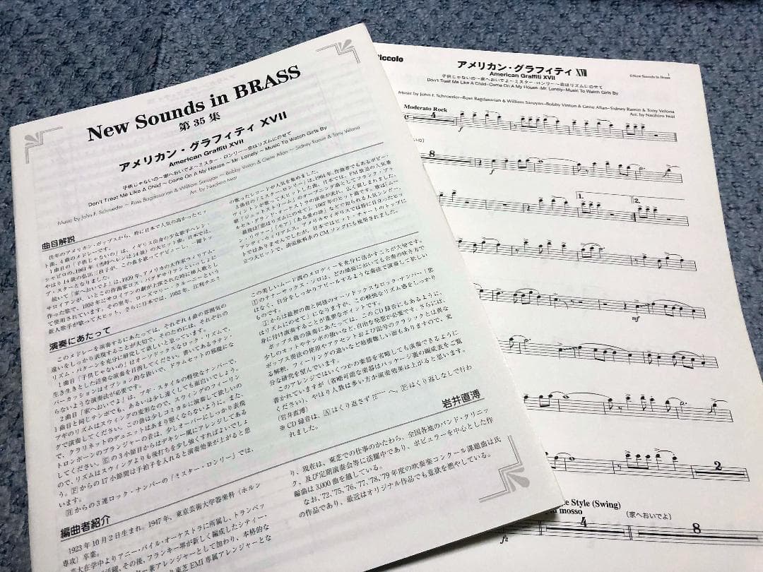 ● 吹奏楽楽譜 ニューサウンズインブラス / アメグラ17