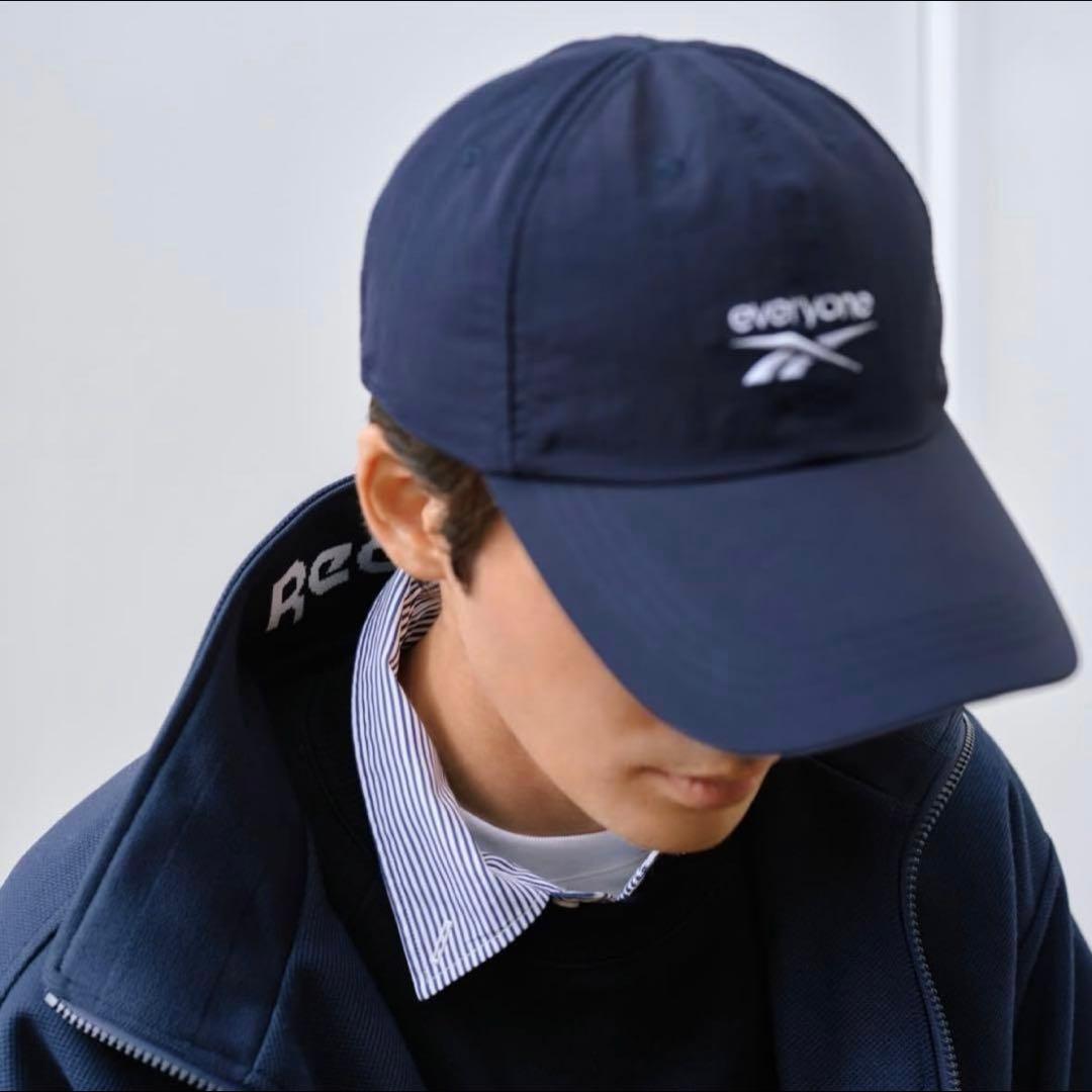 帽子 everyone CLASSIC LONG BILL CAP (NAVY)