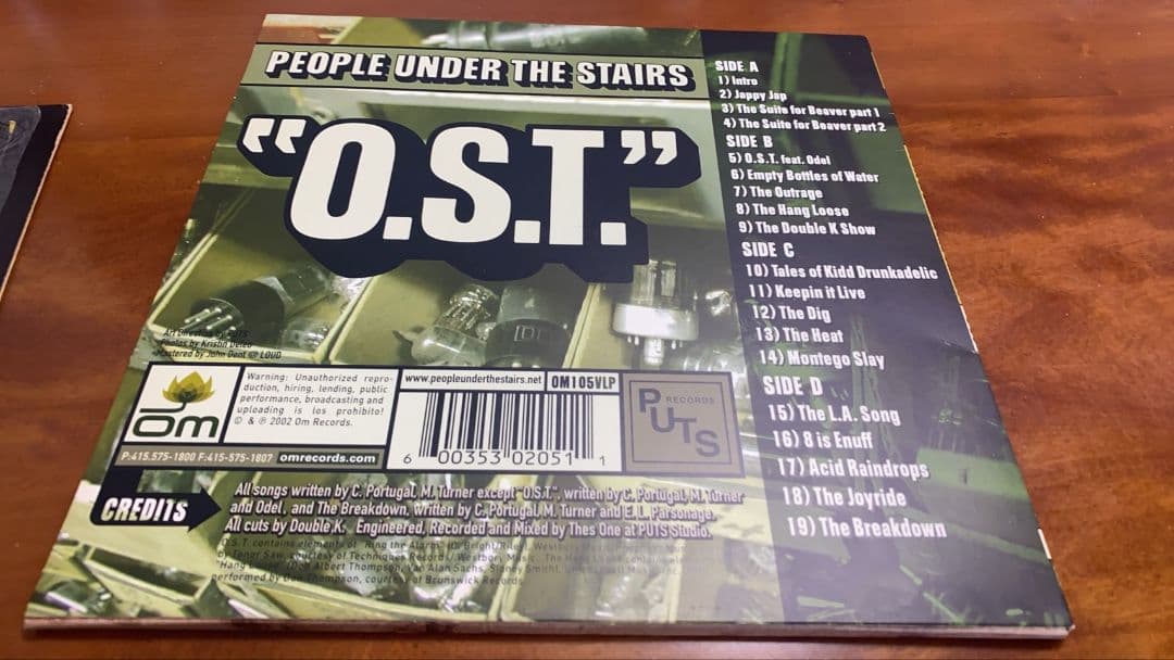 People Under The Stairs \"O.S.T\"他1枚セット