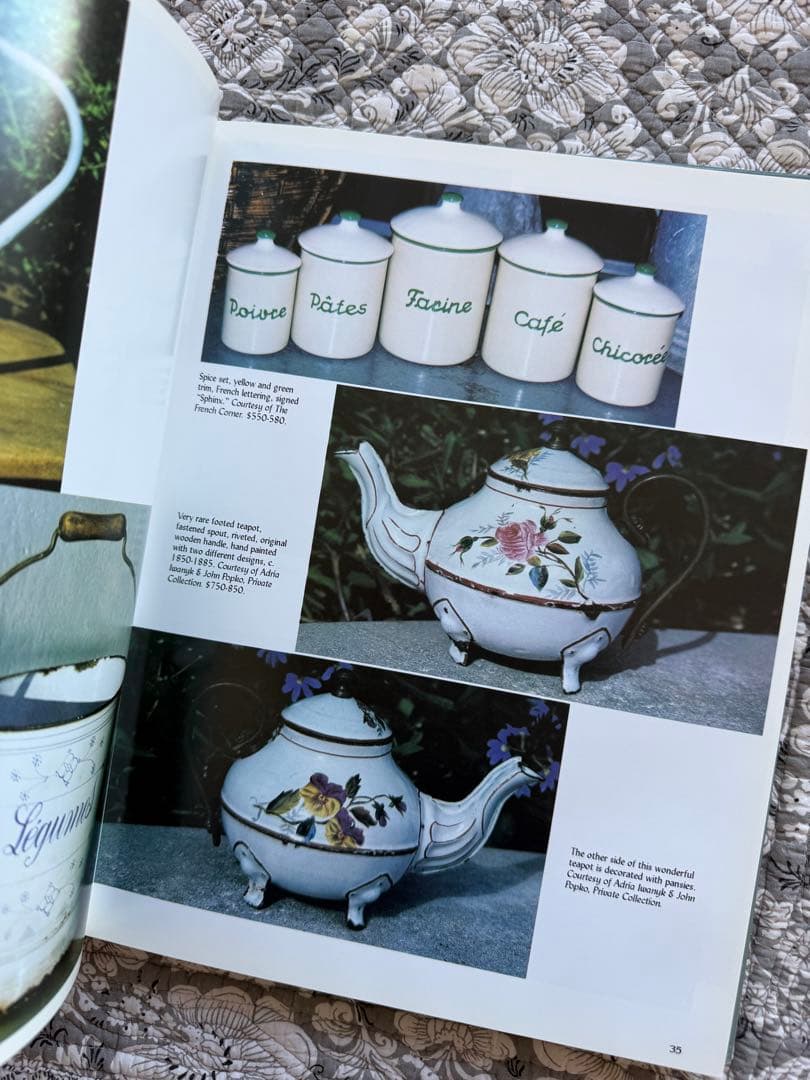 洋書 French Enameled Ware for the Collector