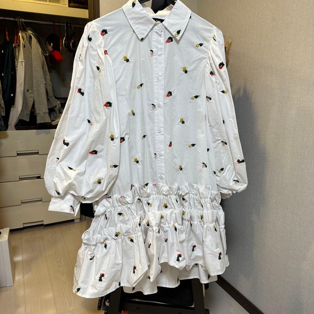 sister jane 花刺繍ワンピース